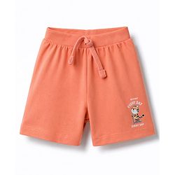 Babyhug Cotton Single Jersey Knit Mid Thigh Shorts with Dino & Cub Print Pack Of 3 - Multicolour