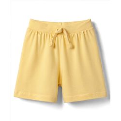 Babyhug Cotton Knit Mid Thigh Solid Shorts Pack Of 3 - Multicolor