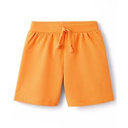 Babyhug Cotton Knit Mid Thigh Solid Shorts Pack Of 3 - Multi Color