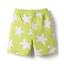 Babyhug Single Jersey Knit Mid Thigh Shorts with Star Print Pack of 3 - Multicolor