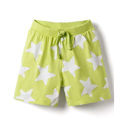 Babyhug Single Jersey Knit Mid Thigh Shorts with Star Print Pack of 3 - Multicolor