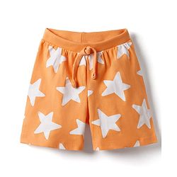 Babyhug Single Jersey Knit Mid Thigh Shorts with Star Print Pack of 3 - Multicolor