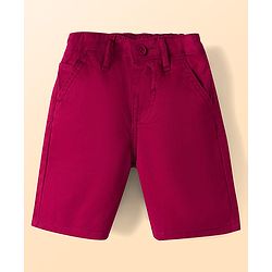 Babyhug Cotton Woven Half Sleeves Checks Shirt & Shorts Set - Multicolor