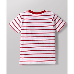 Babyhug Cotton Knit Half Sleeves Striped & Printed T-Shirts Pack of 5 - Multicolor