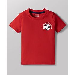 Babyhug Cotton Knit Half Sleeves Striped & Printed T-Shirts Pack of 5 - Multicolor