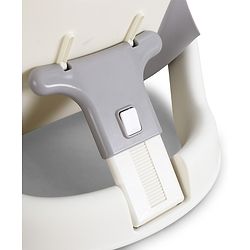 Babyhug ErgoSafe Anti-Slip Multi Utility Baby Bath Tub & Bath Rack - Grey| Adjustable Backrest Recline| Temperature Sensor| Anti-Choking Design| For 02 Years Babies| Drain Plug| Durable Material