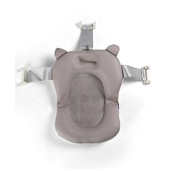 Babyhug Soft Baby Bath Cushion Newborn Bath Seat Support Anti-Slip Floating Cushion Skin-Friendly Washable Easy to Install in Any Regular Bath Tub Infant Bath Support 012 Months