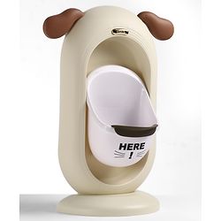 Babyhug Pee Trainer Free Size for Boys Wall Mountable Removable Bowl for Easy Cleaning| Urinal Training| Easy Maintenance Splash Resistant - Cream