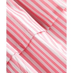 Babyhug 100% Cotton Woven Sleeveless Striped Layered Frock - Pink