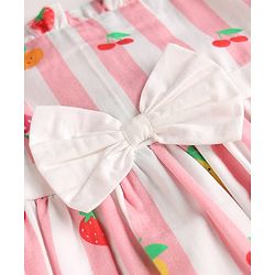 Babyhug Cotton Woven One Piece Dress with Fruit Print Multi Color 9-12 Months
