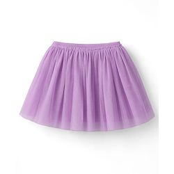 Babyhug 100% Interlock Knit Sleeveless Onesie & Skirt With Floral Print - Purple