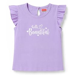 Babyhug 100% Cotton Knit Half Sleeves Polka Dots Bunny & Text Printed T-Shirts Pack of 3 - Pink Lilac & Sea Green