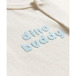 Babyhug 100% Cotton Knit Half Sleeves Romper with Animal Embroidery - Multicolor
