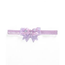 Babyhug Headbands  with Bow Applique Pack of 2 - Lavender