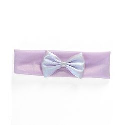 Babyhug Headbands  with Bow Applique Pack of 2 - Lavender