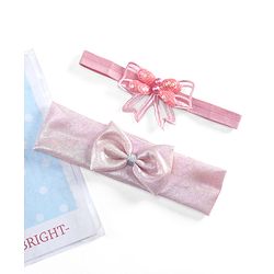 Babyhug Headbands  with Bow Applique Pack of 2 - Lavender