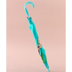 Babyhug Free Size Umbrella with Mermaid Print& Applique - Sea Green