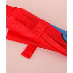 Babyhug Free Size Umbrella with Lion Print with Applique- Red