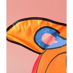 Babyhug Free Size Umbrella with Lion Print with Applique- Red