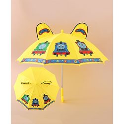 Babyhug Free Size Umbrella with Thomas & Friends Print - Yellow