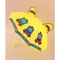 Babyhug Free Size Umbrella with Thomas & Friends Print - Yellow
