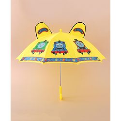 Babyhug Free Size Umbrella with Thomas & Friends Print - Yellow