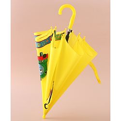 Babyhug Free Size Umbrella with Thomas & Friends Print - Yellow