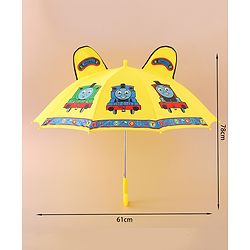 Babyhug Free Size Umbrella with Thomas & Friends Print - Yellow