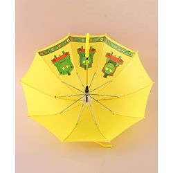Babyhug Free Size Umbrella with Thomas & Friends Print - Yellow
