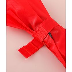 Babyhug Free Size Umbrella with Polka Dots Print & Applique - Red