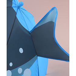 Babyhug Free Size Umbrella with Shark Print - Blue