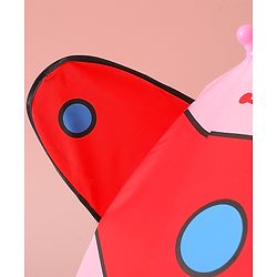 Babyhug Free Size Umbrella with Butterfly Print - Pink