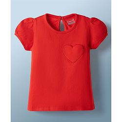 Babyhug Cotton Knit T-Shirts with Graphics & Floral Print Round Neck Half Sleeves Multi Color 6-9 Months Pack of 2