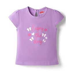Babyhug Cotton Knit T-Shirts with Graphics Half Sleeves Round Neck Multi Color 6-9 Months Pack of 3