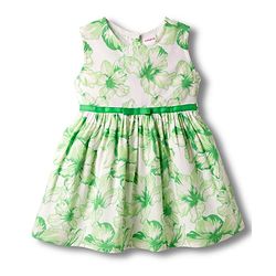 Babyhug Poplin Woven Sleeveless Floral Printed Frock with Bow Applique - White