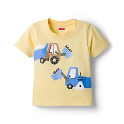 Babyhug Cotton Knit T-Shirts Half Sleeves with Graphics Multi Color 6-9 Months