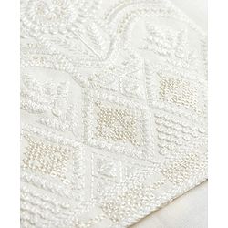 Babyhug Cotton Blend Woven Full Sleeves Solid Kurta Pyjama Set With Embroidered & Sequinned Jacket - OffWhite