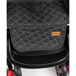 Babyhug Landscape Stroller with Reversible Handle Grey| Multi-Recline Backrest| UV Protection Canopy| 5-Point Harness| All-Wheel Suspension| Swivel Wheels| Trolley-Style Pull Handle| Linked Brake