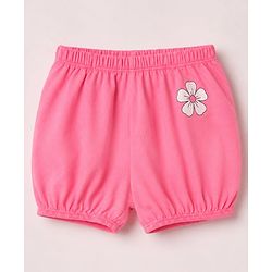 Babyhug 100% Cotton Single Jersey Knit Floral Printed Bloomers Pack of 3 - Multicolour