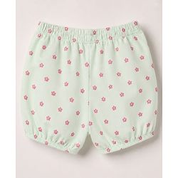 Babyhug 100% Cotton Single Jersey Knit Floral Printed Bloomers Pack of 3 - Multicolour
