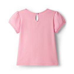 Babyhug Cotton Knit Half Sleeves T-Shirt with Text Print - Pink