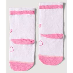 Cute Walk by Babyhug Disney Knit Ankle Length Antibacterial Socks with Marie Design Pack of 3 - Multicolor