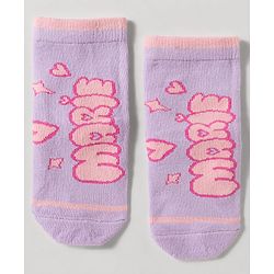 Cute Walk by Babyhug Disney Knit Ankle Length Antibacterial Socks with Marie Design Pack of 3 - Multicolor