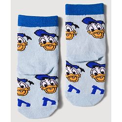 Cute Walk by Babyhug Disney Knit Ankle Length Antibacterial Socks with Mickey Mouse Design Pack of 3 - Multicolor
