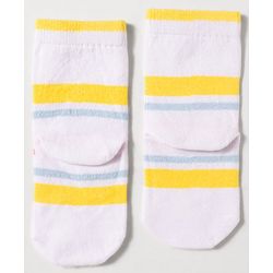 Cute Walk by Babyhug Disney Knit Ankle Length Antibacterial Socks with Minnie Mouse Design Pack of 3 - Multicolor