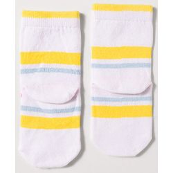 Cute Walk by Babyhug Disney Knit Ankle Length Antibacterial Socks with Minnie Mouse Design Pack of 3 - Multicolor