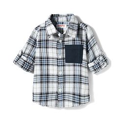 Babyhug Cotton Woven Full Sleeves Checkered Shirt - Multicolor