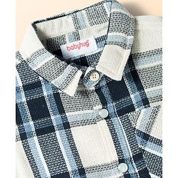 Babyhug Cotton Woven Full Sleeves Checkered Shirt - Multicolor