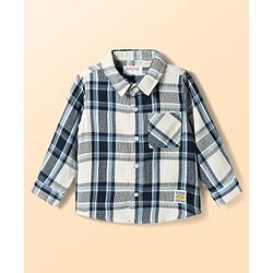 Babyhug Cotton Woven Full Sleeves Checkered Shirt - Multicolor