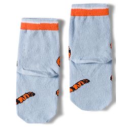 Cute Walk by Babyhug Disney Non Terry Knit Anti-Bacterial Ankle Length Socks with Winnie the Pooh Graphic Pack of 3 - Yellow & White